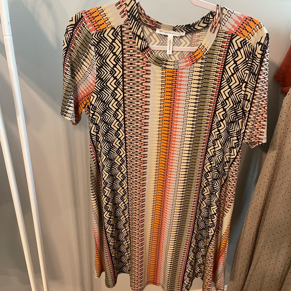 BCBG patterned dress
